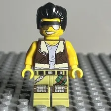 Lego Frank Rock Minifigure 9461 9467 Monster Fighters mof015 - 3A