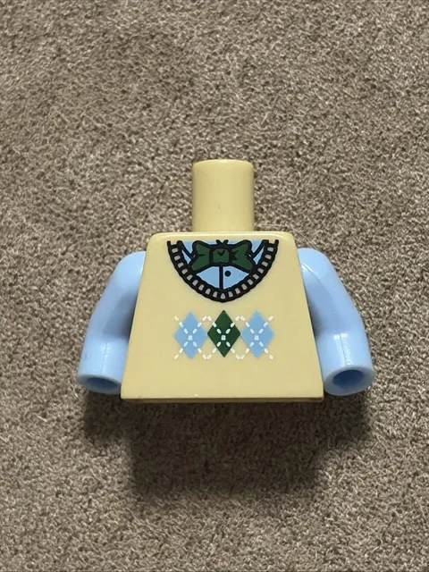 LEGO Bow Tie GREEN Argyle Sweater TORSO Vest Blue Long Sleeve Dress UNISEX