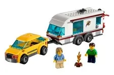 LEGO CITY: Car and Caravan (4435) - Complete with Instructions and Minifigures