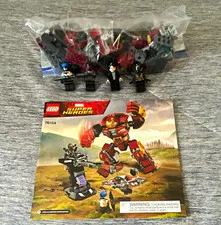 LEGO Marvel 76104 Hulkbuster Smash-Up complete w/ Manual+Minifigs, No Box