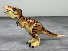 LEGO Jurassic World Dinosaur Tyrannosaurus Rex Figure Dark Tan 76948 trex10