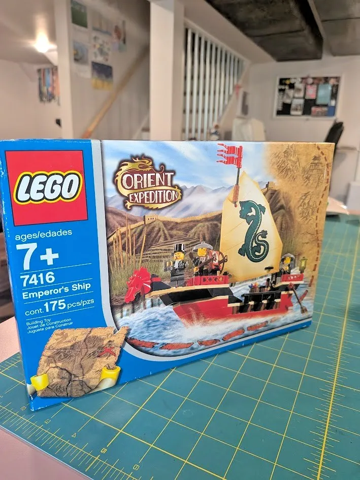LEGO Adventurers Orient Expedition Emperor's Ship 7416 Vintage 175 pcs