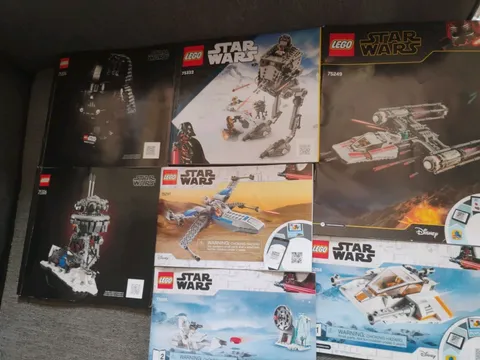 7 Lego Star Wars MANUALS ONLY