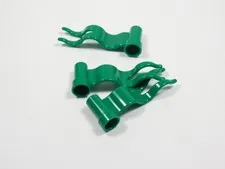 LEGO Lot of 3 Green 4x1 Wavy Flags Accessory Minifig I2