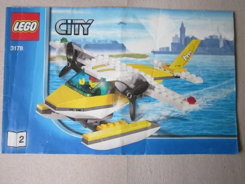 Lego City Building Instructions Instruction 3178 -2 Seaplane