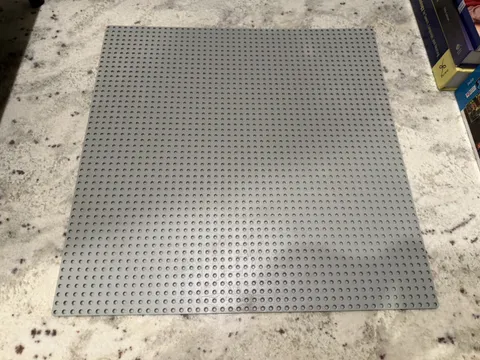 LEGO 4186 Gray Base Plate Baseplate Light Grey 48 X 48 Stud Large 15"x15" Square