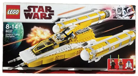 LEGO 8037 Anakin's Y-wing Starfighter New MISB Sealed Star Wars Figures Rare