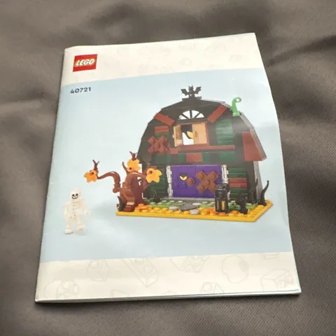 LEGO 40721 Witch and Pumpkin Illustrated Instruction Manual Booklet 2024