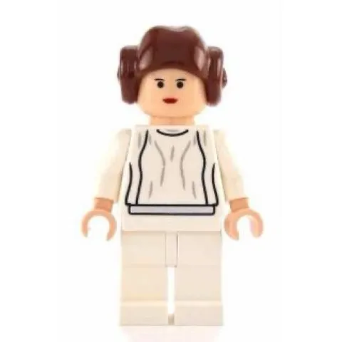 LEGO Star Wars SMOOTH HAIR RARE MISPRINT Princess Leia