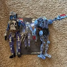 Lego 8012 8011 Jango Fett Super Battle Droid Attack Of The Clones Technic Figure
