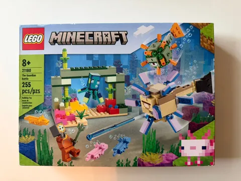 LEGO Minecraft the Guardian Battle 21180 Underwater Adventure New Sealed Retired
