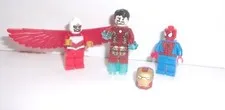 Lego Marvel Avengers Minifigure Iron Man Spiderman Falcon Official  L2