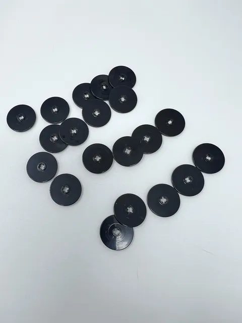 Lego  Black Technic, Disk 3 x 3 # 2723. Lot Of 40