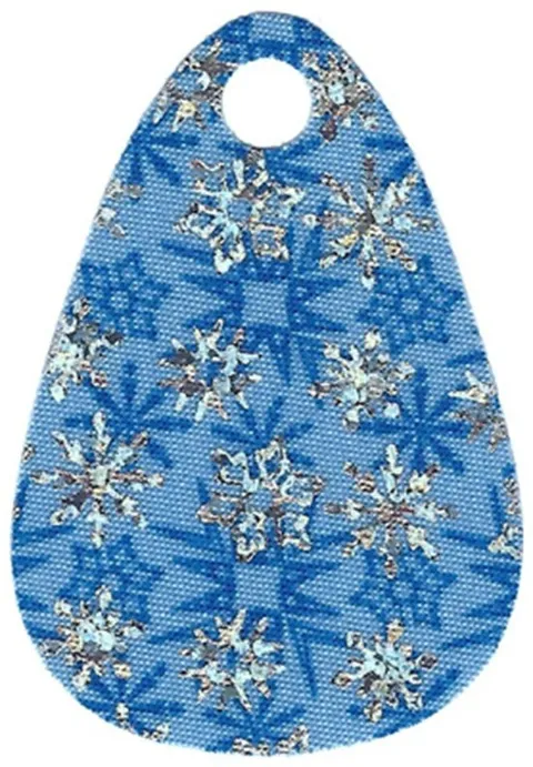 Lego New ELSA MINIFIG CAPE Medium Blue Cloth Silver Snowflake Part 49568 D41