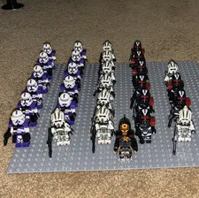 LEGO Star Wars custom  Minifigure Lot w/ Blasters