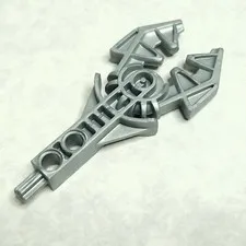 LEGO 45425 Bionicle Weapon Rahkshi Staff of Power Vorahk Flat Silver x1 Vintage
