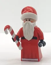 LEGO 21351 Tim Burton's Nightmare Before Christmas SANTA MINIFIG Candy Cane