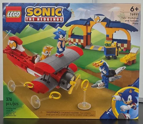 LEGO Sonic the Hedgehog Tails' Workshop & Tornado Plane 76991 NEW UNOPENED