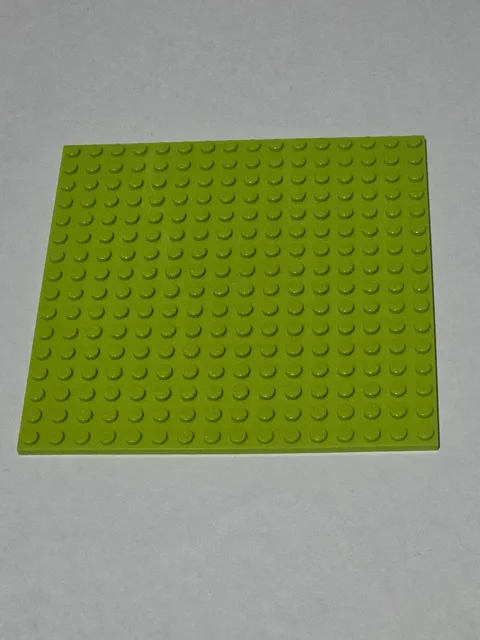 LEGO Lime Green Plate 16 x 16 ● # 91405 5" Studded Rigid 16x16