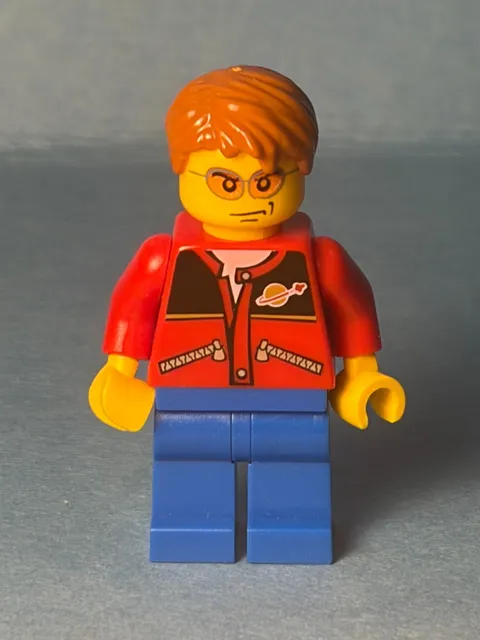 LEGO City Fig cty0308 - Male w/Classic Space Logo - Light Scratches/No Cracks