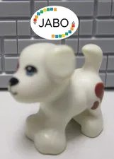 (O 15 / 6 / 5) Lego Animal 93088pb01 Dog Charlie / Jacky