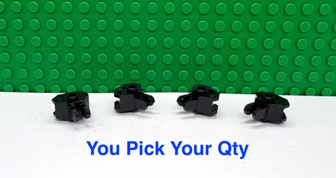 LEGO Black 1x2 Hinge Brick with Locking Fingers Crane "You Pick Your Qty" NEW