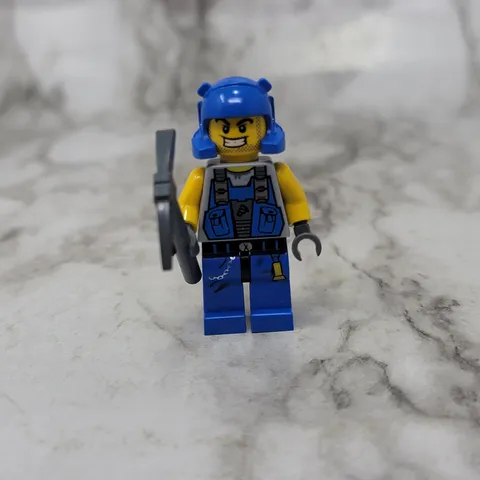 Lego Beard Stubble Guy Minifigure Power Miners 8709