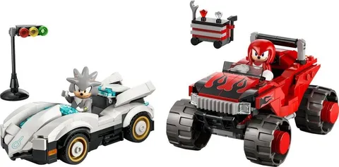 NEW SEALED LEGO 77118 Silver's Car vs Knuckles' Monster Truck - Sonic 2026