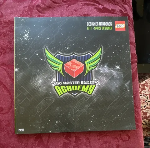 LEGO Master Builder Academy Space Designer Illustrated Booklet Manual