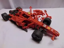 2008 Lego Racers Ferrari F1 red color 1:9 scale #8157 w/ tires Fiat 20" long