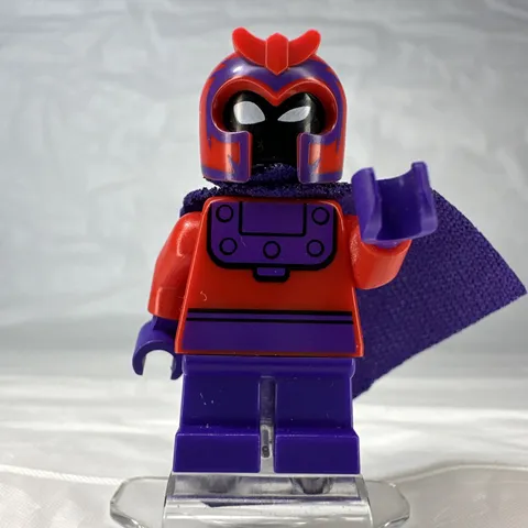 Lego Magneto Minifigure sh0365 Mighty Micro Short Legs Marvel Super Heroes X-Men