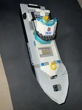 LEGO City: Police Patrol Boat Incomplete No Instructions (60129) No Box 🛥️