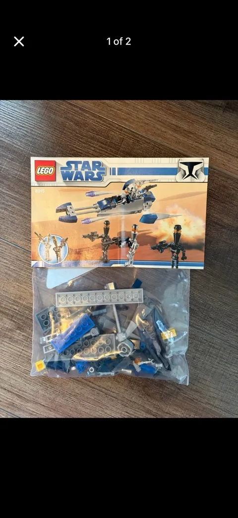 Retired #8015 Assassin Droids Battle Pack Lego Star Wars 100% Complete W/ Instr.