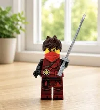 LEGO Ninjago Kai #70621 The Hands of Time Fire Ninja with Hair Minifigure