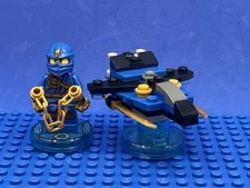 Jay and Storm Fighter 71215 LEGO Dimensions Ninjago Fun Pack Used Set