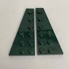Lego 54383 54383 Dark Green Replacement Parts Pieces Lot of 2