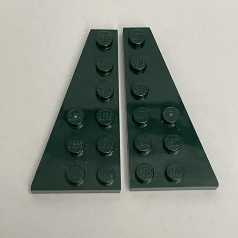 Lego 54383 54383 Dark Green Replacement Parts Pieces Lot of 2