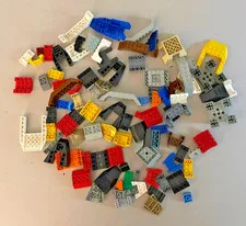 Lot 2 Pounds LEGO Multicolor U-shaped Slopes Wedges Vtg. late 1990's-2010's