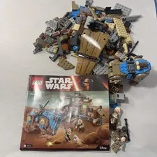 LEGO Star Wars: Encounter on Jakku 75148 w/ Instructions & Mini-Figs As-Is Parts
