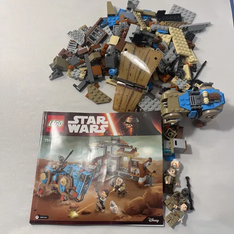 LEGO Star Wars: Encounter on Jakku 75148 w/ Instructions & Mini-Figs As-Is Parts