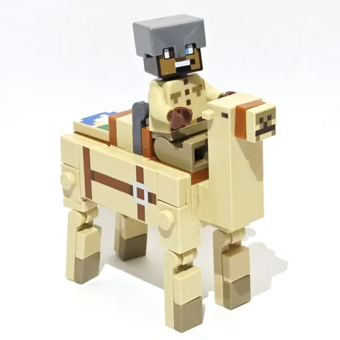 LEGO Minecraft  Desert Biome Adventure Safari Ranger & Camel Minifigure Bundle