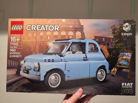 LEGO 77942 Creator Expert Fiat 500 - Bright Light Blue Edition - New & Sealed