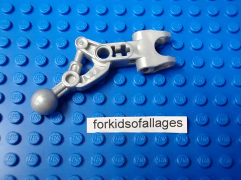 LEGO Hero Factory 87796 Arm Leg Angular Ball Joint & Socket Pearl Light Gray x1