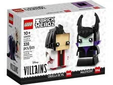 LEGO 40620 BrickHeadz Disney Villains Cruella & Maleficent Retired New Sealed