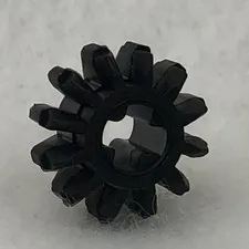 LEGO 32270 Black Technic, Gear 12 Tooth Double Bevel (x1)