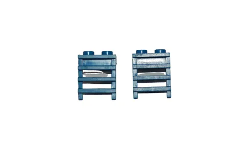 2 Lego® TRAIN Railway 9V RC Ladder Step BLUE