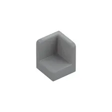 LEGO 60x Light Bluish Gray Panel 1 x 1 x 1 Corner inv.590