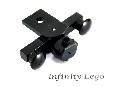 LEGO Black Train Buffer Type 2 Magnetic (91968 91994) - x1