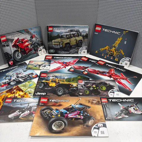 Lego 15 Technic Manuals 42110 42107 42124 42122 9394 42097 8071  + More !