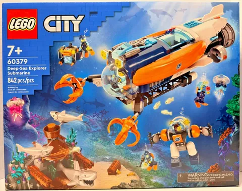 LEGO (60379) City: Deep-Sea Explorer Submarine Building Set - New Sealed Retired